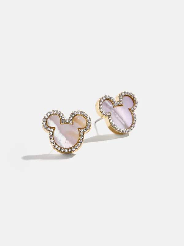 Mickey Mouse Disney Pearlescent Earrings - Mother Of Pearl sold by BaubleBar