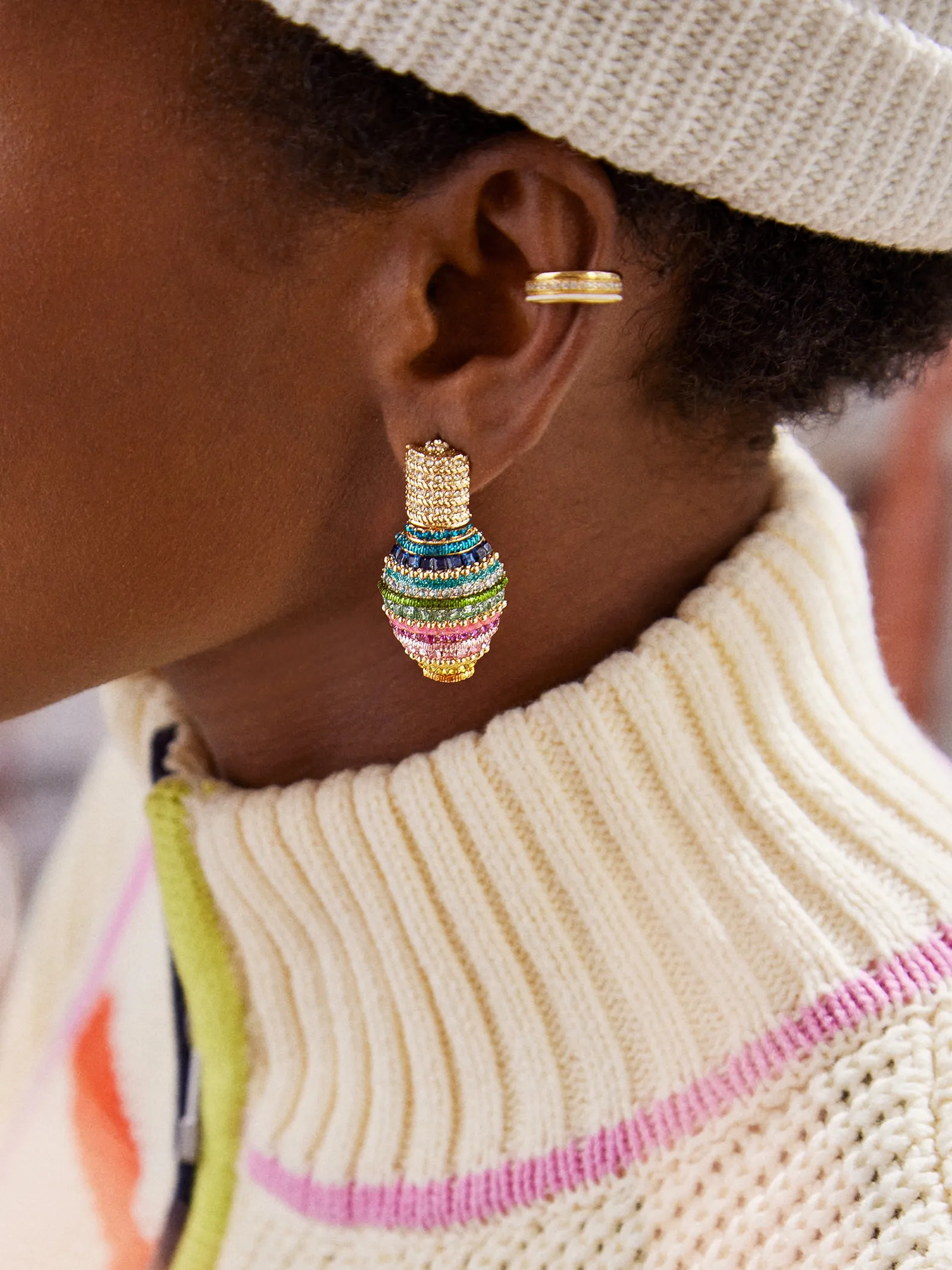 Bright Bulb Earrings - Multi sold by BaubleBar product image thumbnail 2