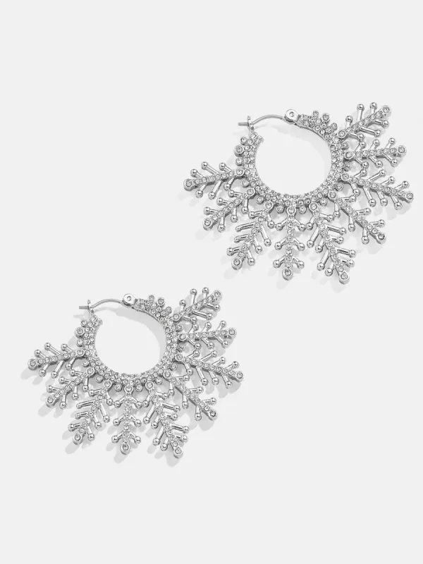 Aspen Earrings - Silver sold by BaubleBar