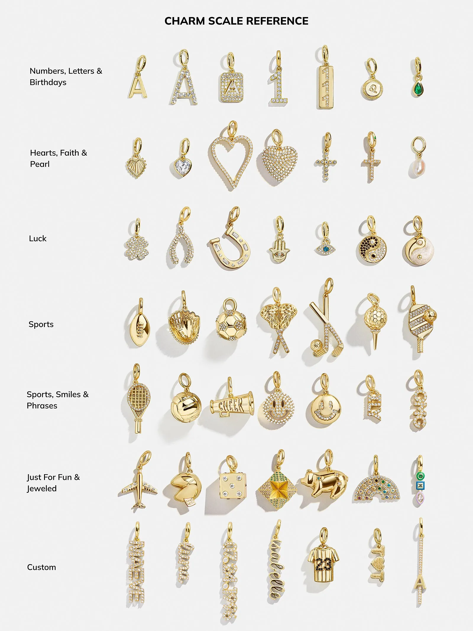 Script Custom Nameplate Charm - Gold sold by BaubleBar product image thumbnail 4