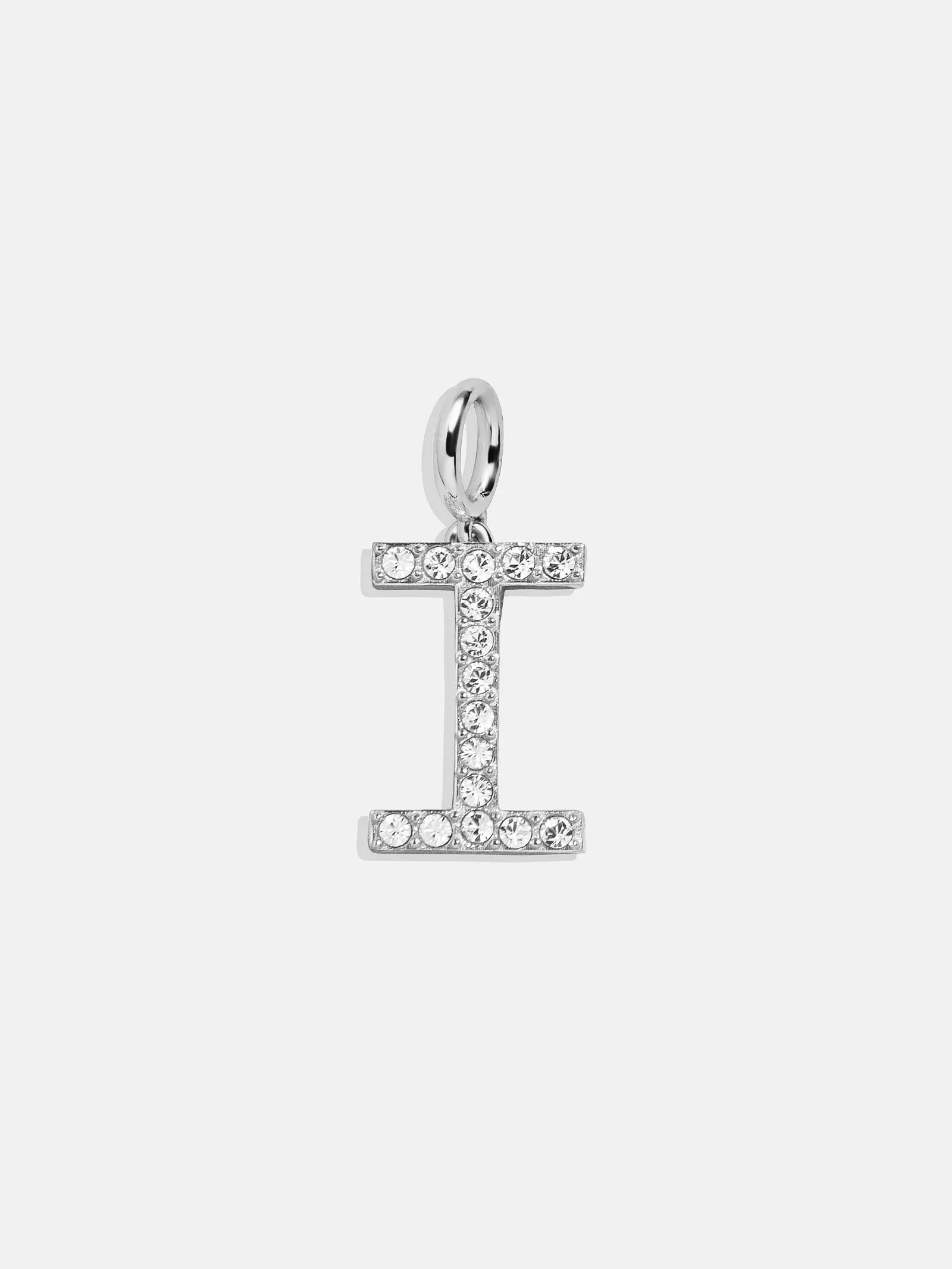 Silver Pave Initial Cluster Charm - I sold by BaubleBar