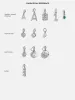 Classic Silver Initial Cluster Charm - P sold by BaubleBar