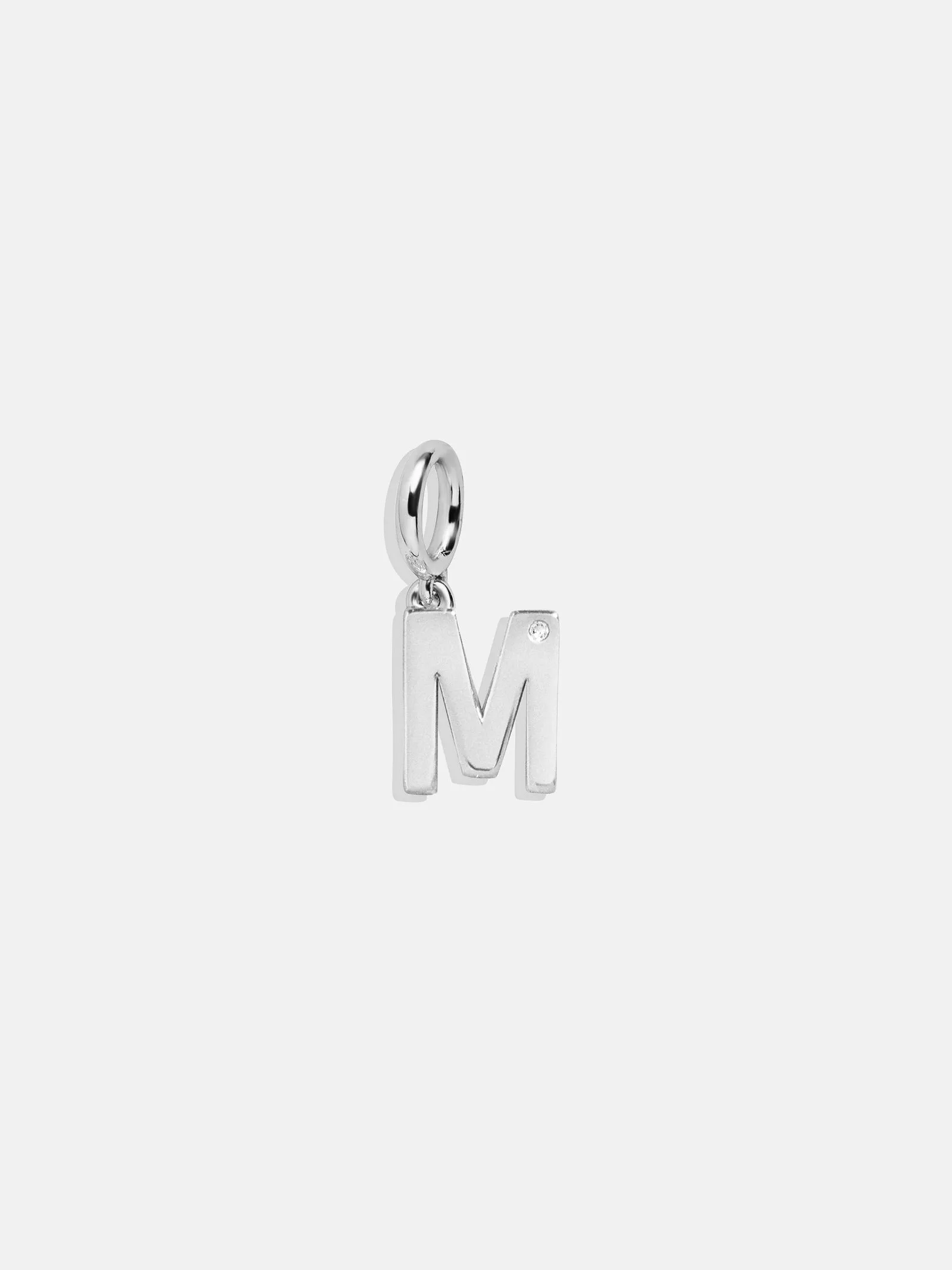 Classic Silver Initial Cluster Charm - M sold by BaubleBar
