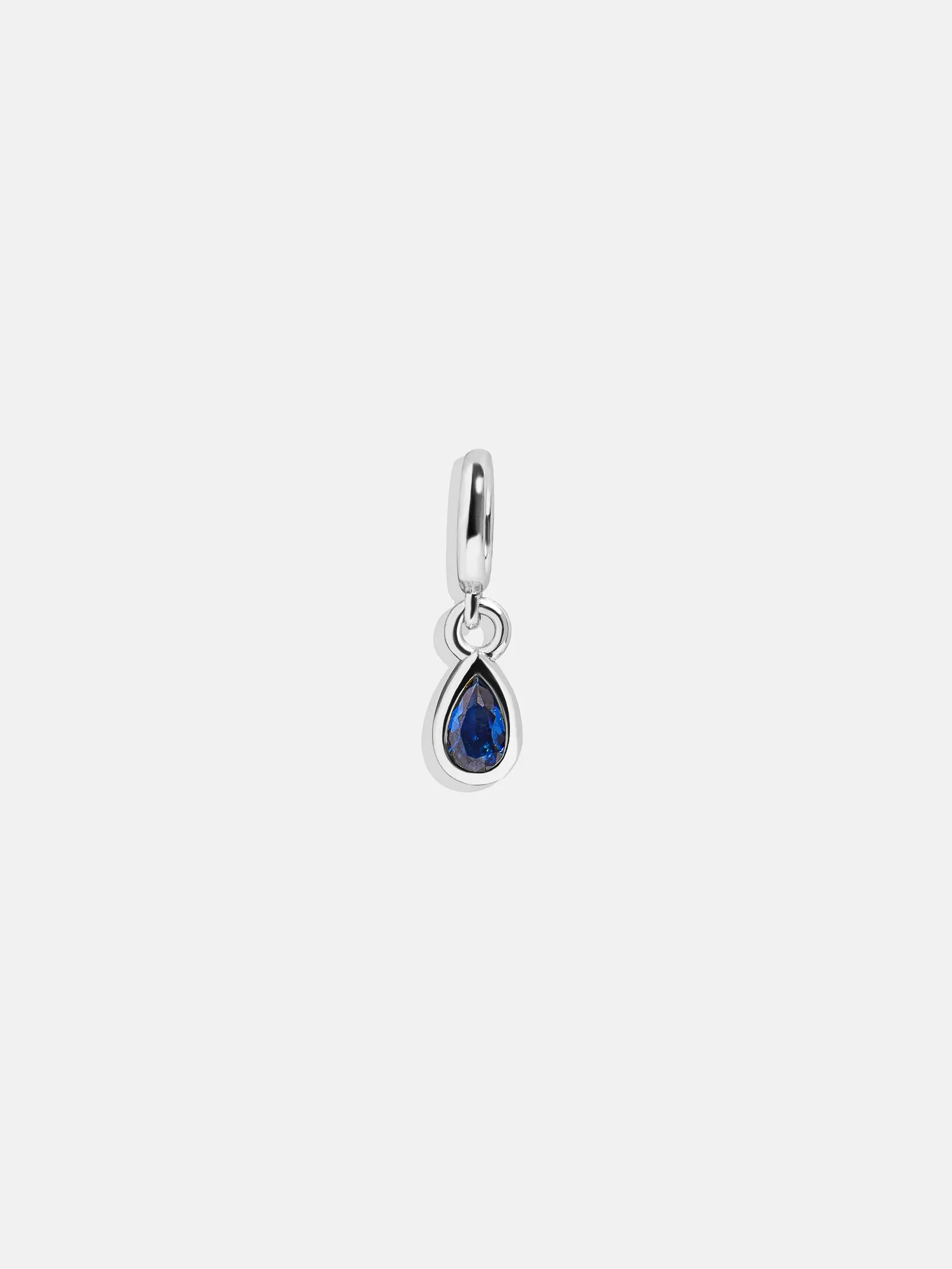 Silver Birthstone Cluster Charm - Sapphire sold by BaubleBar