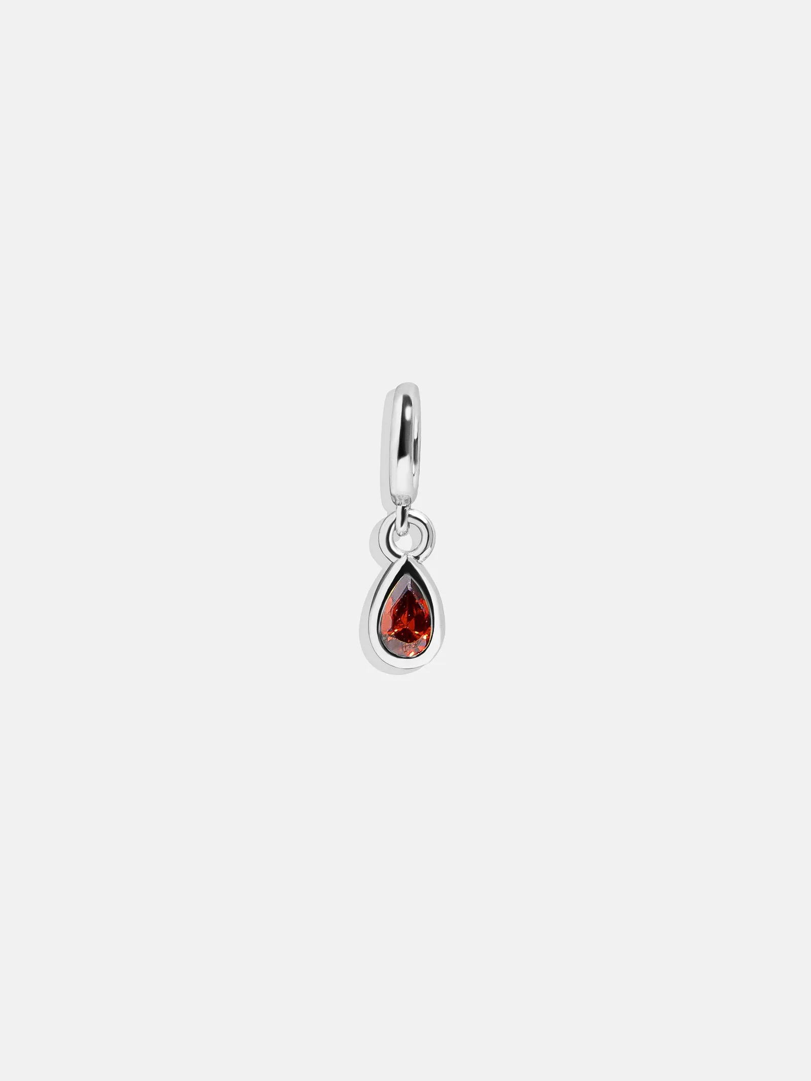 Silver Birthstone Cluster Charm - Ruby sold by BaubleBar