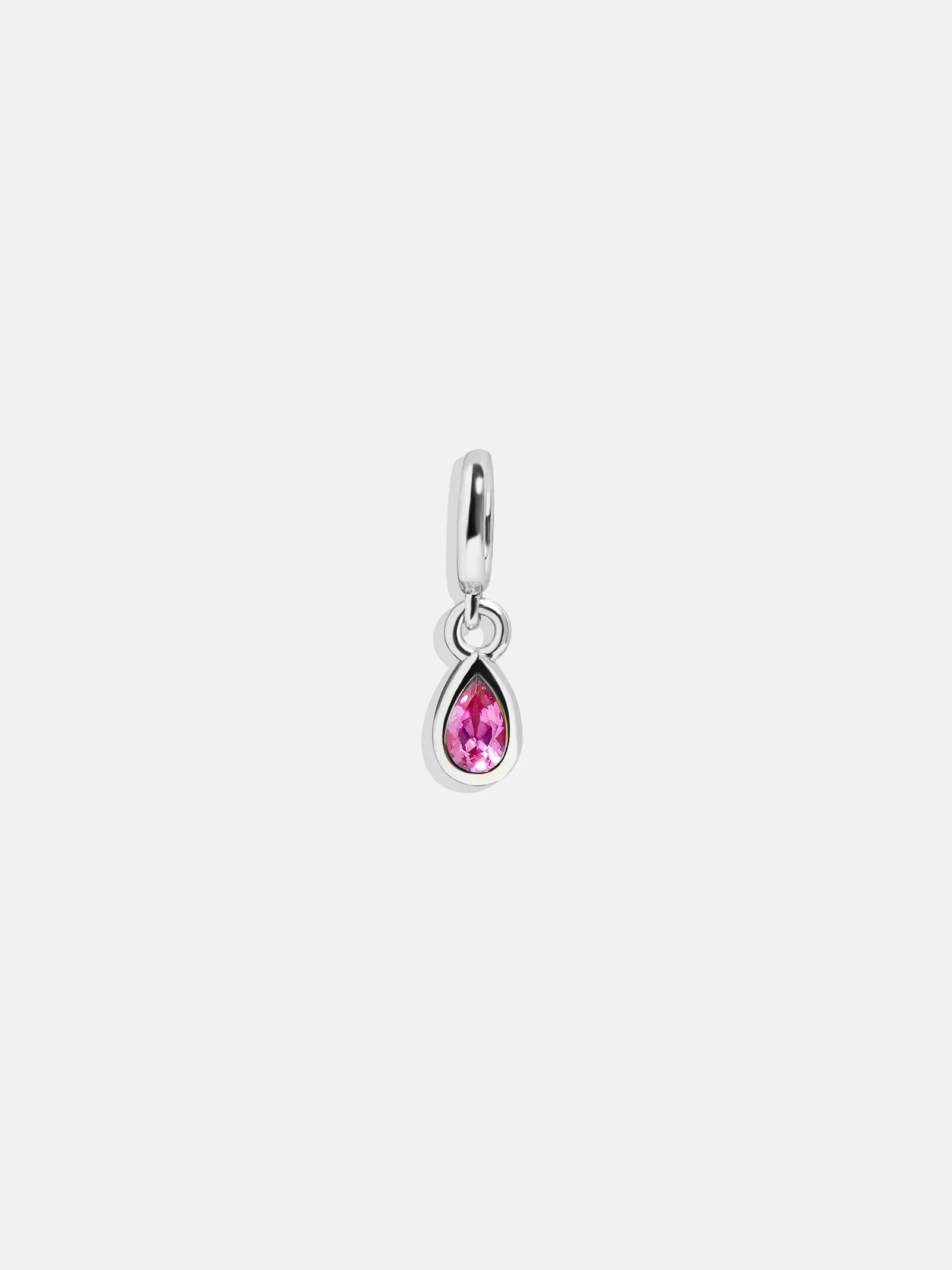 Silver Birthstone Cluster Charm - Rose sold by BaubleBar product image thumbnail 2