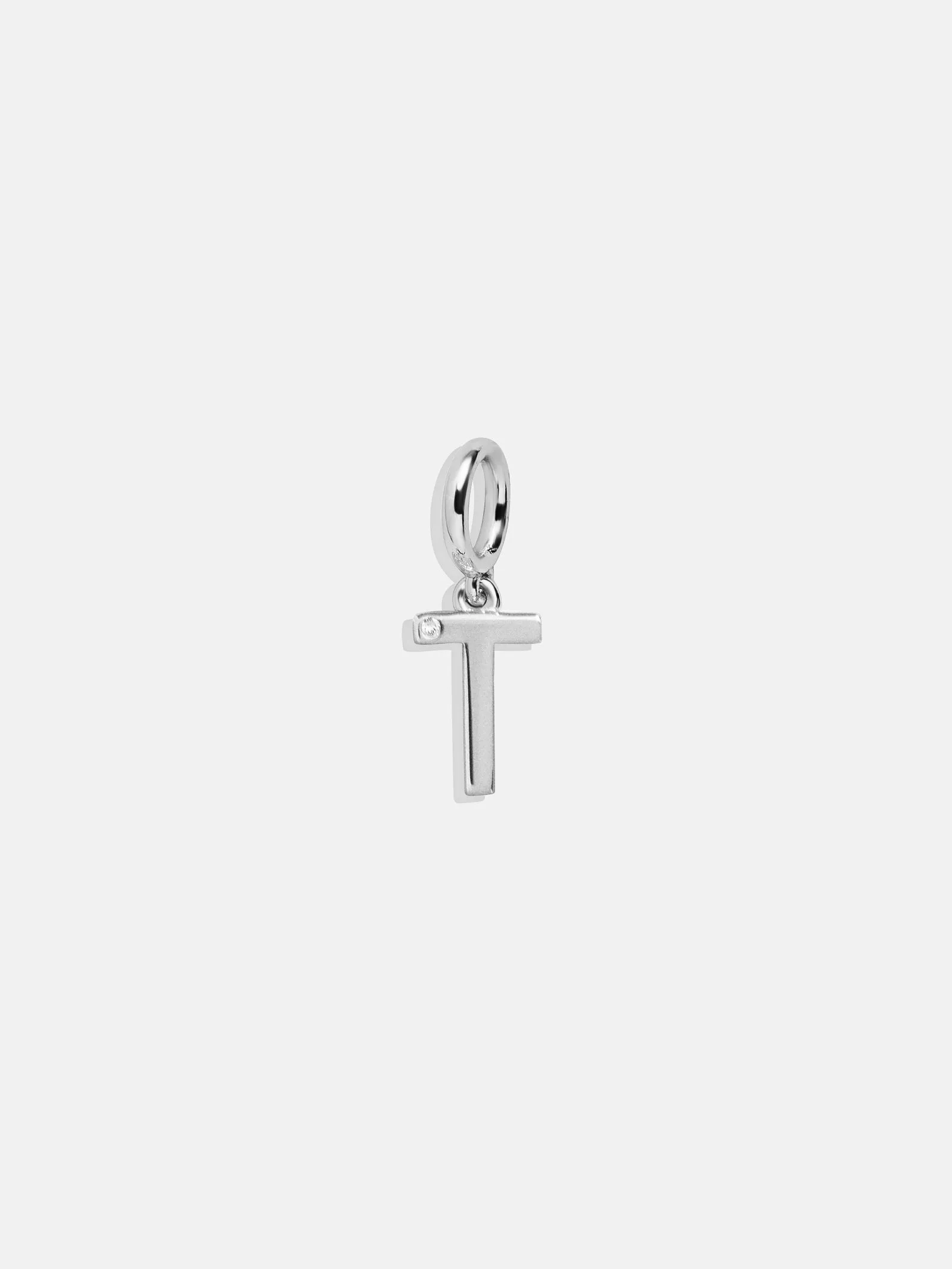 Classic Silver Initial Cluster Charm - T sold by BaubleBar