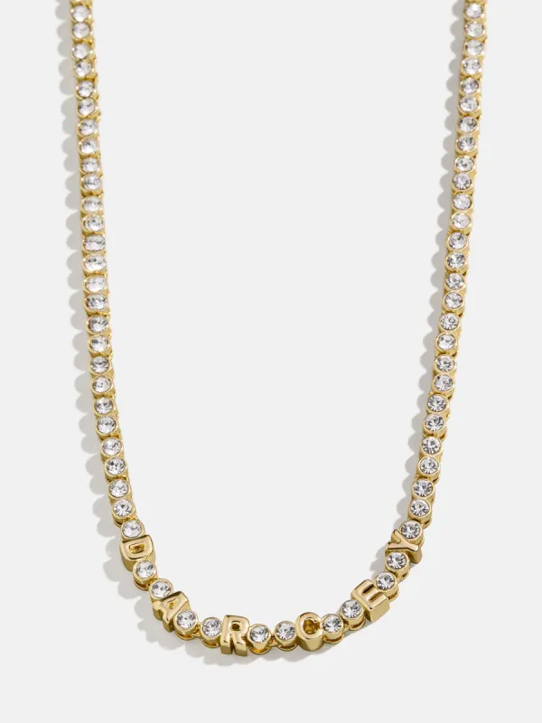 Amalie Bezel Custom Tennis Necklace - Bezel sold by BaubleBar