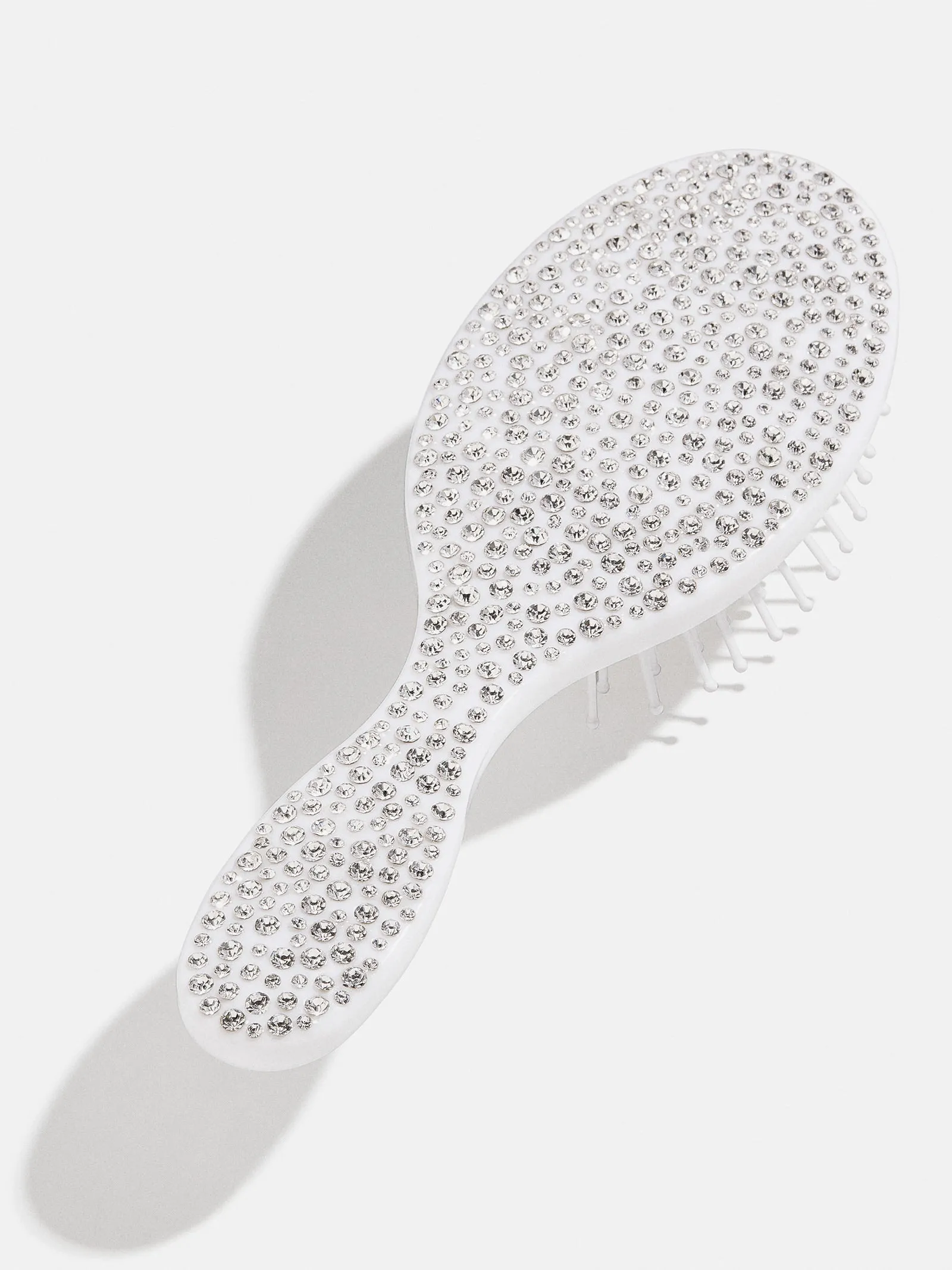 Sparkle White Hair Brush - White/Clear sold by BaubleBar