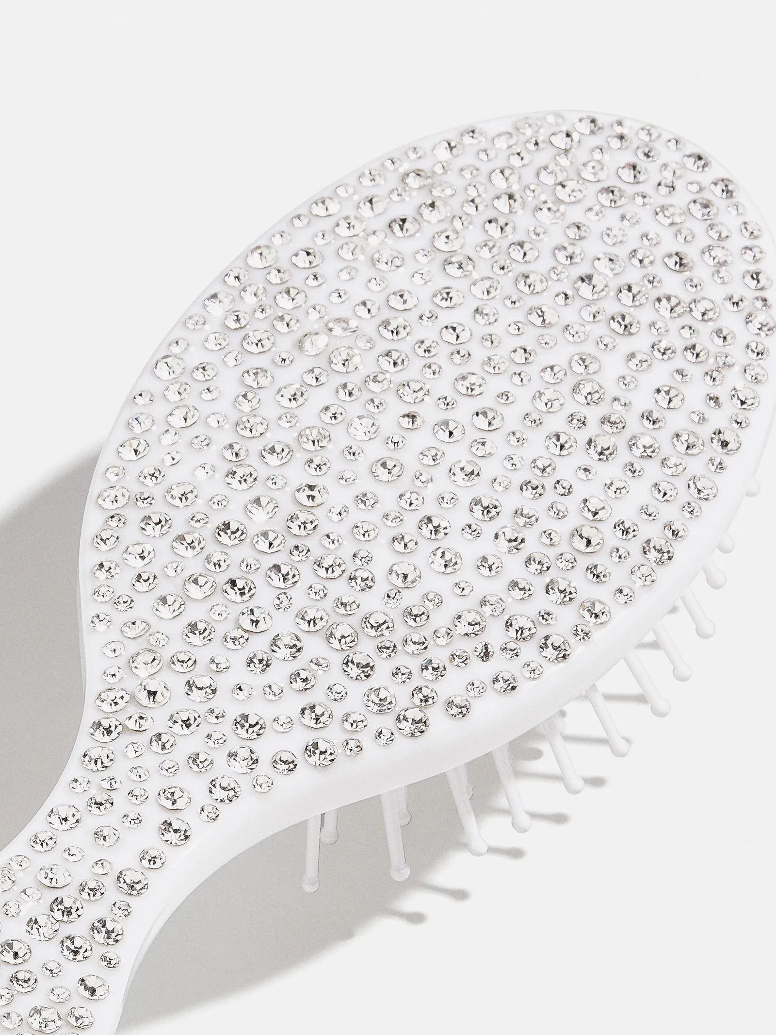 Sparkle White Hair Brush - White/Clear sold by BaubleBar product image thumbnail 3