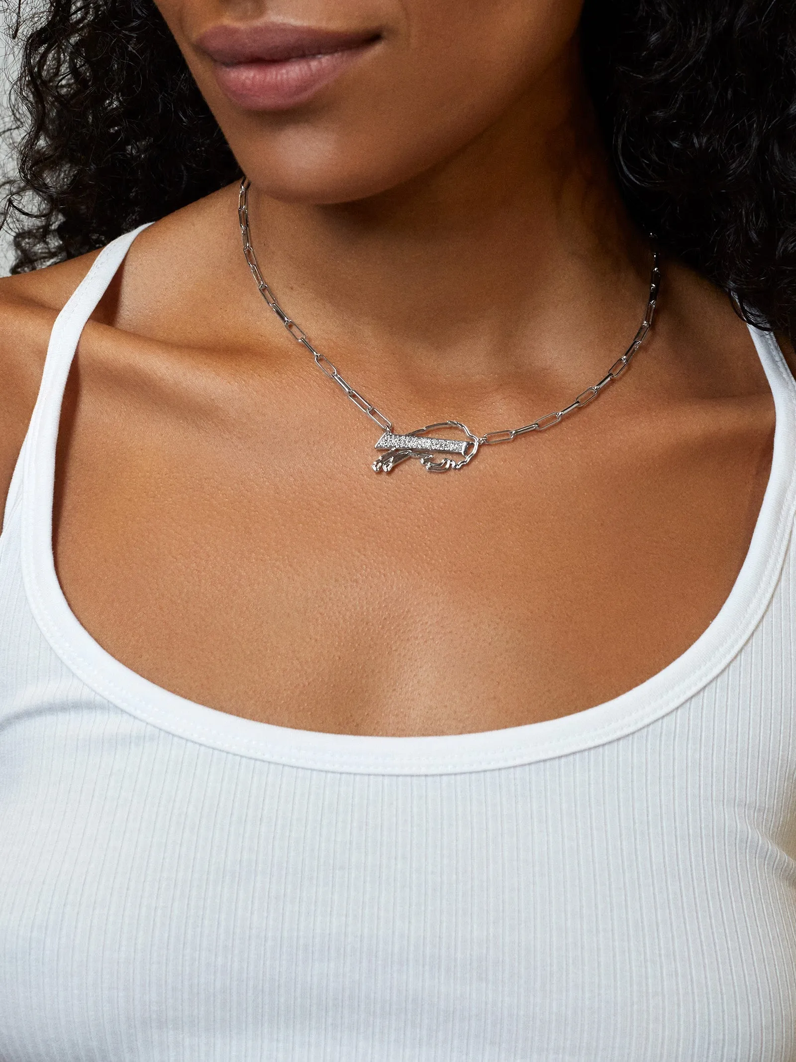 Buffalo Bills NFL Silver Chain Necklace - Buffalo Bills sold by BaubleBar product image thumbnail 2