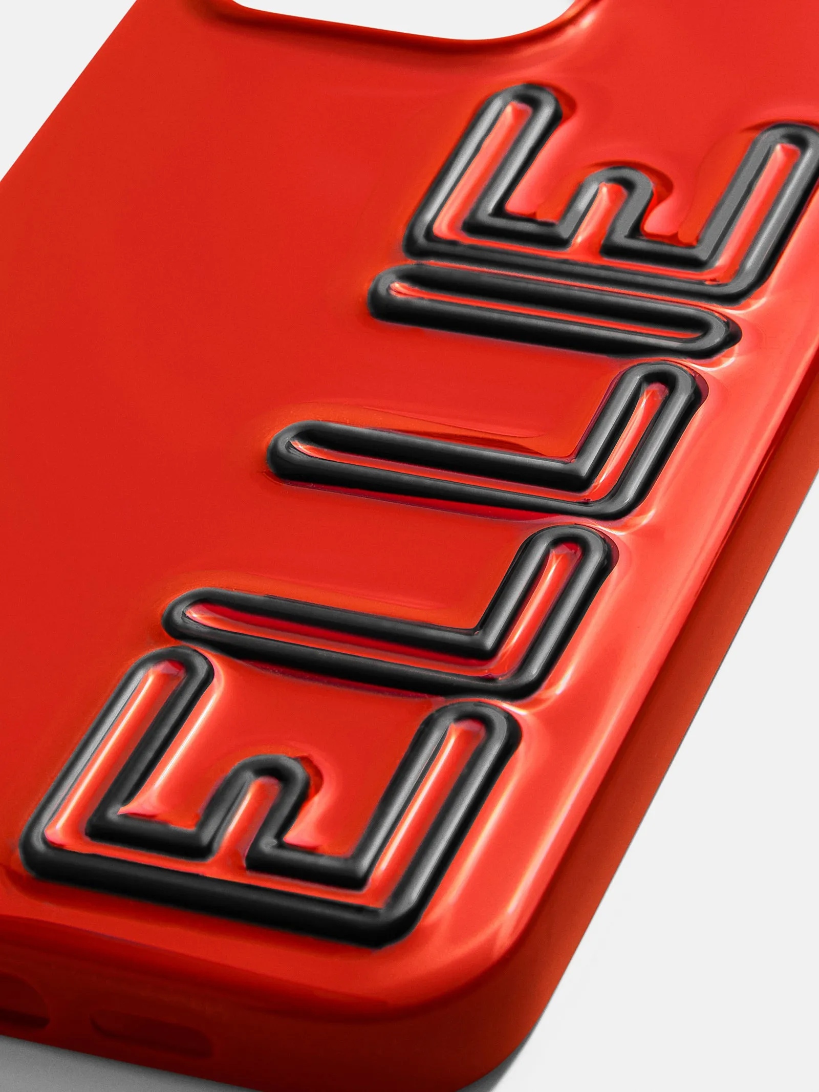 Fine Line Custom iPhone Case - Red/Black sold by BaubleBar product image thumbnail 2