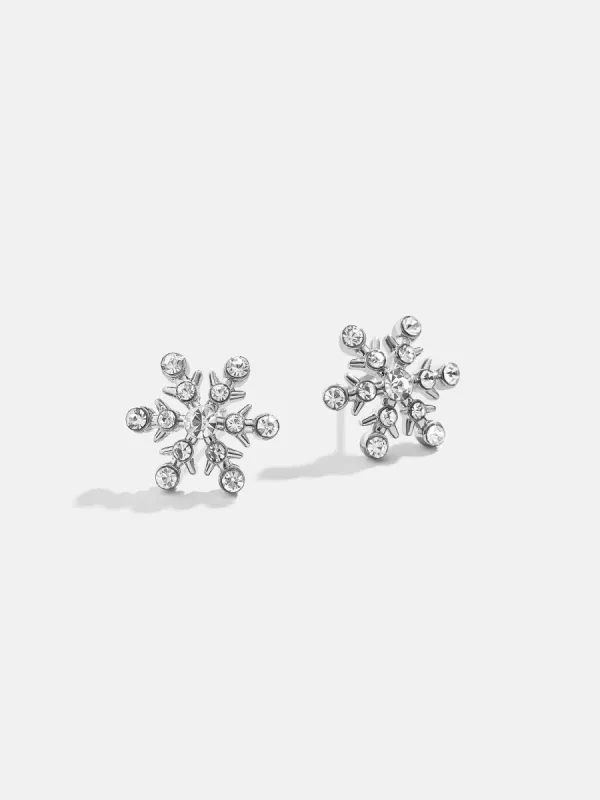 Snow Cute Stud Earrings - Snowflake sold by BaubleBar