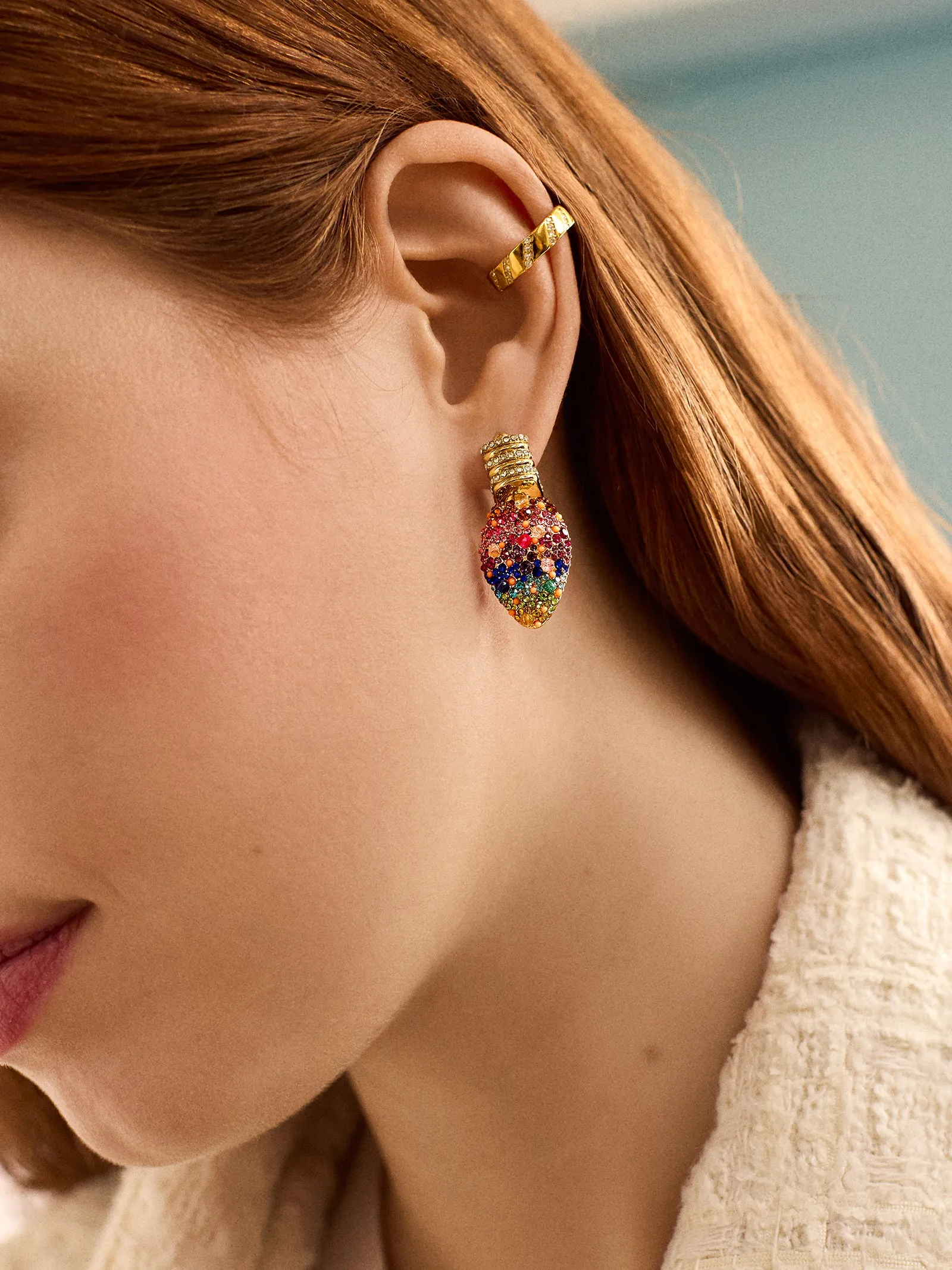 Bright Bulb Earrings - Multi sold by BaubleBar product image thumbnail 2