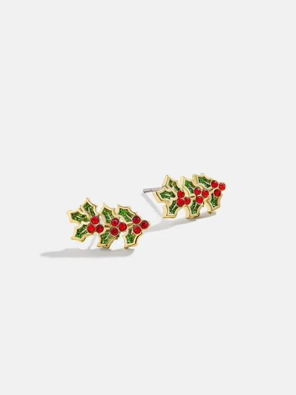 Mistletoe Magic Earrings - Mistletoe Delicate Stud Earrings sold by BaubleBar