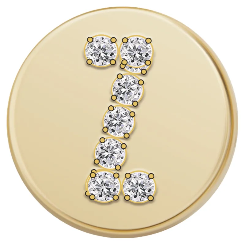 Gold Letter Bead - Z sold by BaubleBar