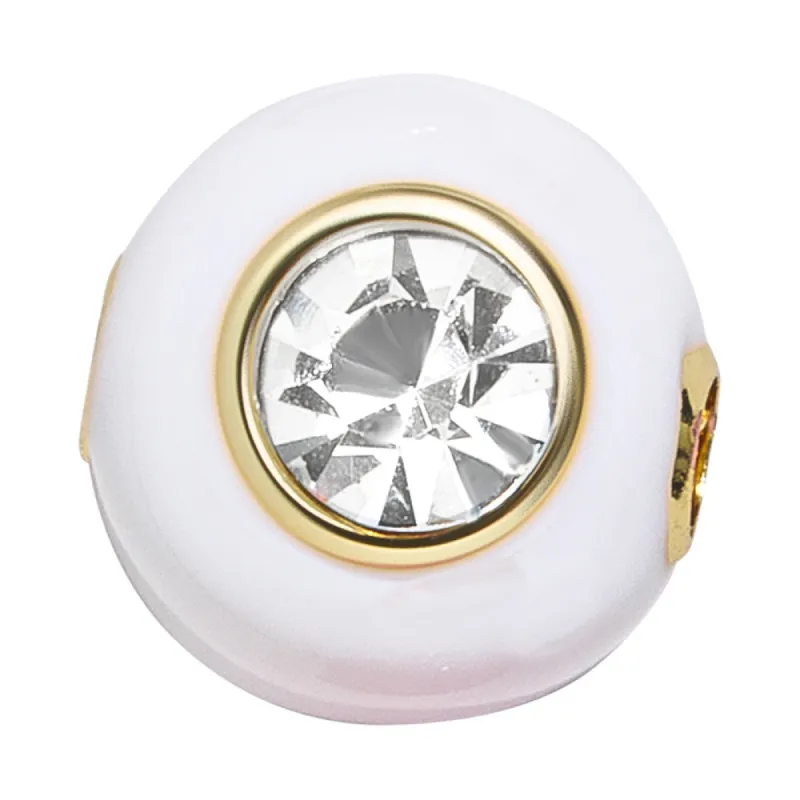 Color Bead - White sold by BaubleBar