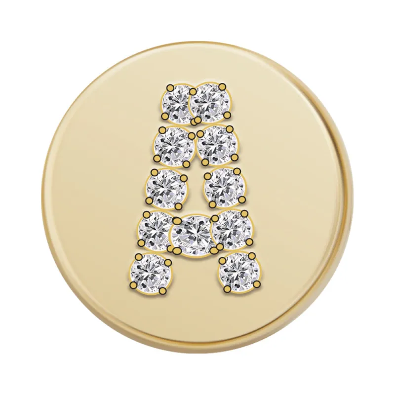 Gold Letter Bead - A sold by BaubleBar