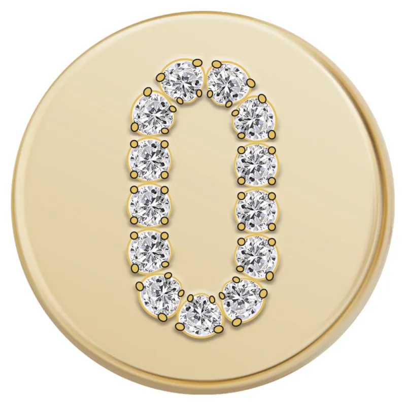 Gold Letter Bead - O sold by BaubleBar
