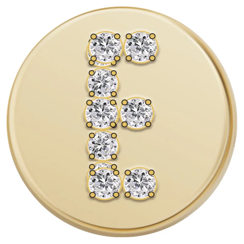 Gold Letter Bead - E sold by BaubleBar