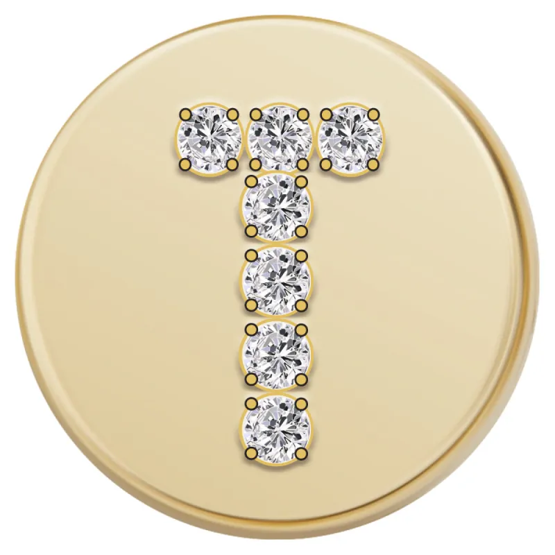 Gold Letter Bead - T sold by BaubleBar