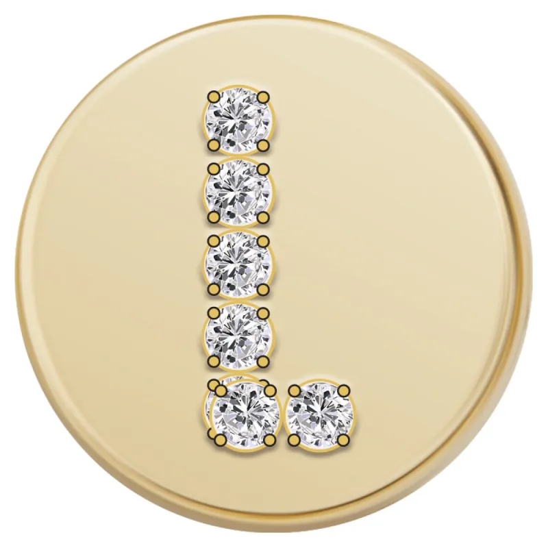 Gold Letter Bead - L sold by BaubleBar