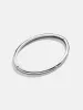 Nadia Classic Hinge Bangle - Classic Thin Silver Single Bezel sold by BaubleBar