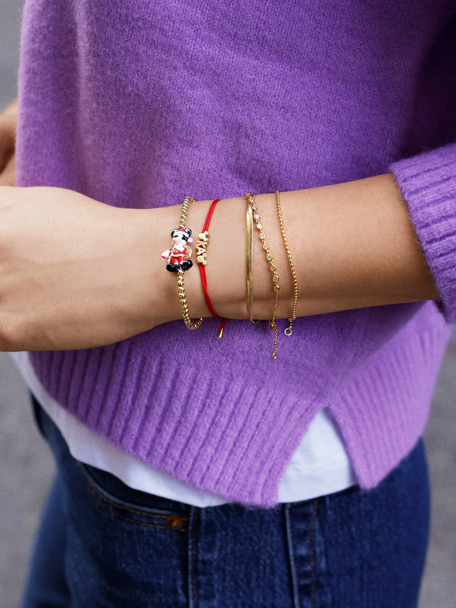 Disney Holiday Character Pisa Bracelet - Mickey Mouse sold by BaubleBar product image thumbnail 2
