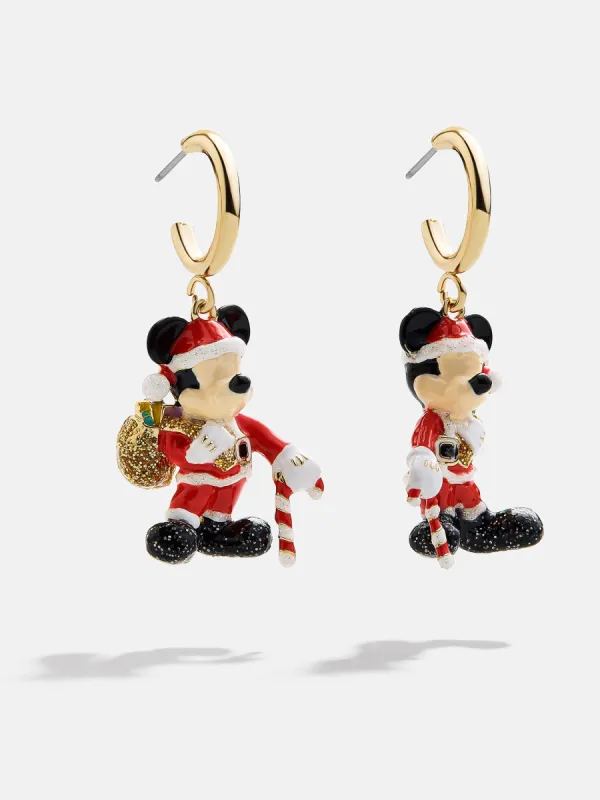 Disney Mickey Mouse Christmas Earrings - Mickey Mouse sold by BaubleBar