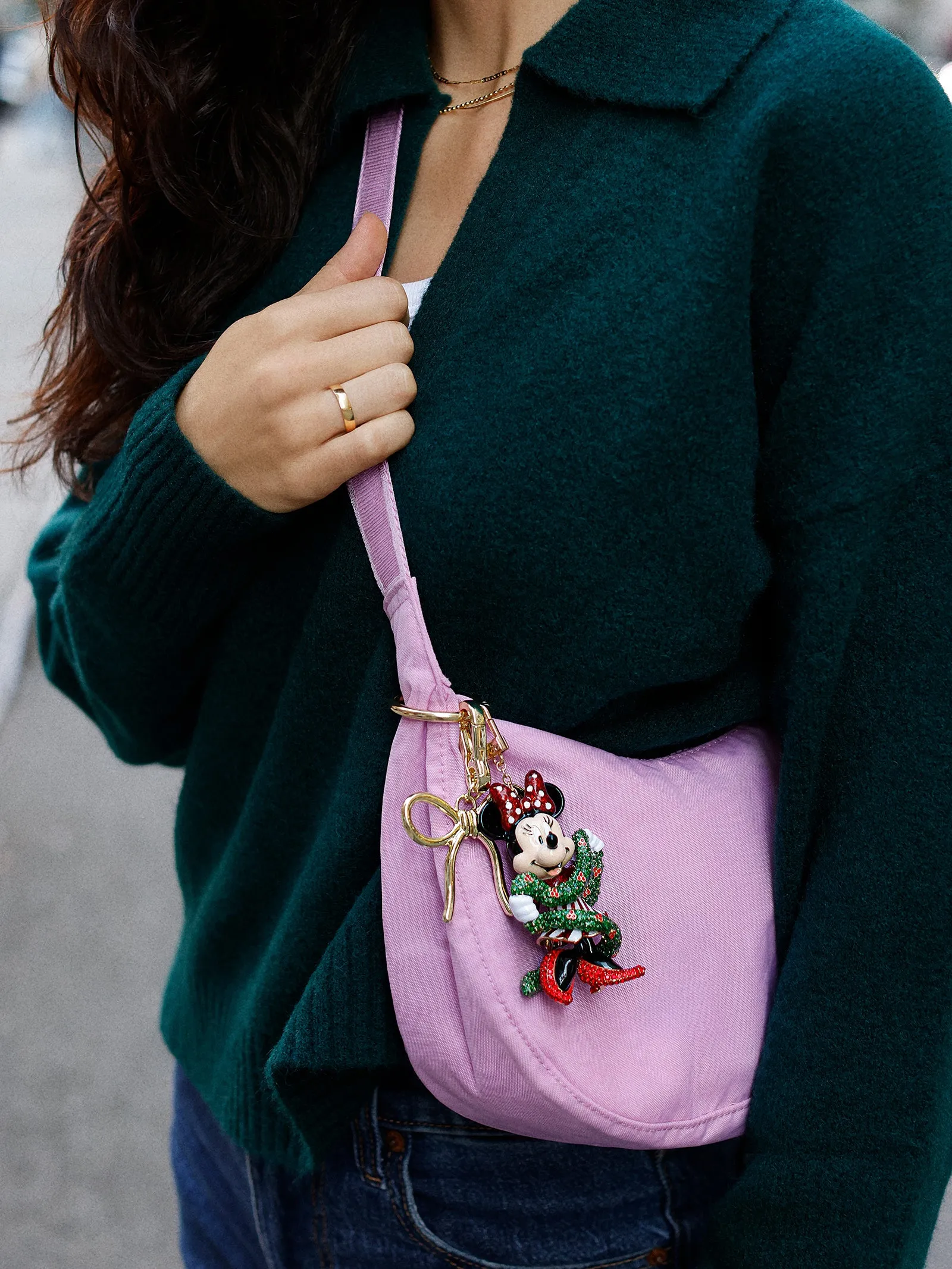 Disney Minnie Mouse Tangled Up Bag Charm - Minnie Mouse sold by BaubleBar product image thumbnail 2