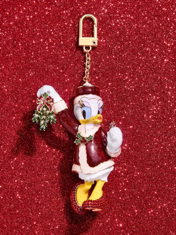 Disney Daisy Duck Mistletoe Bag Charm - Daisy Duck sold by BaubleBar