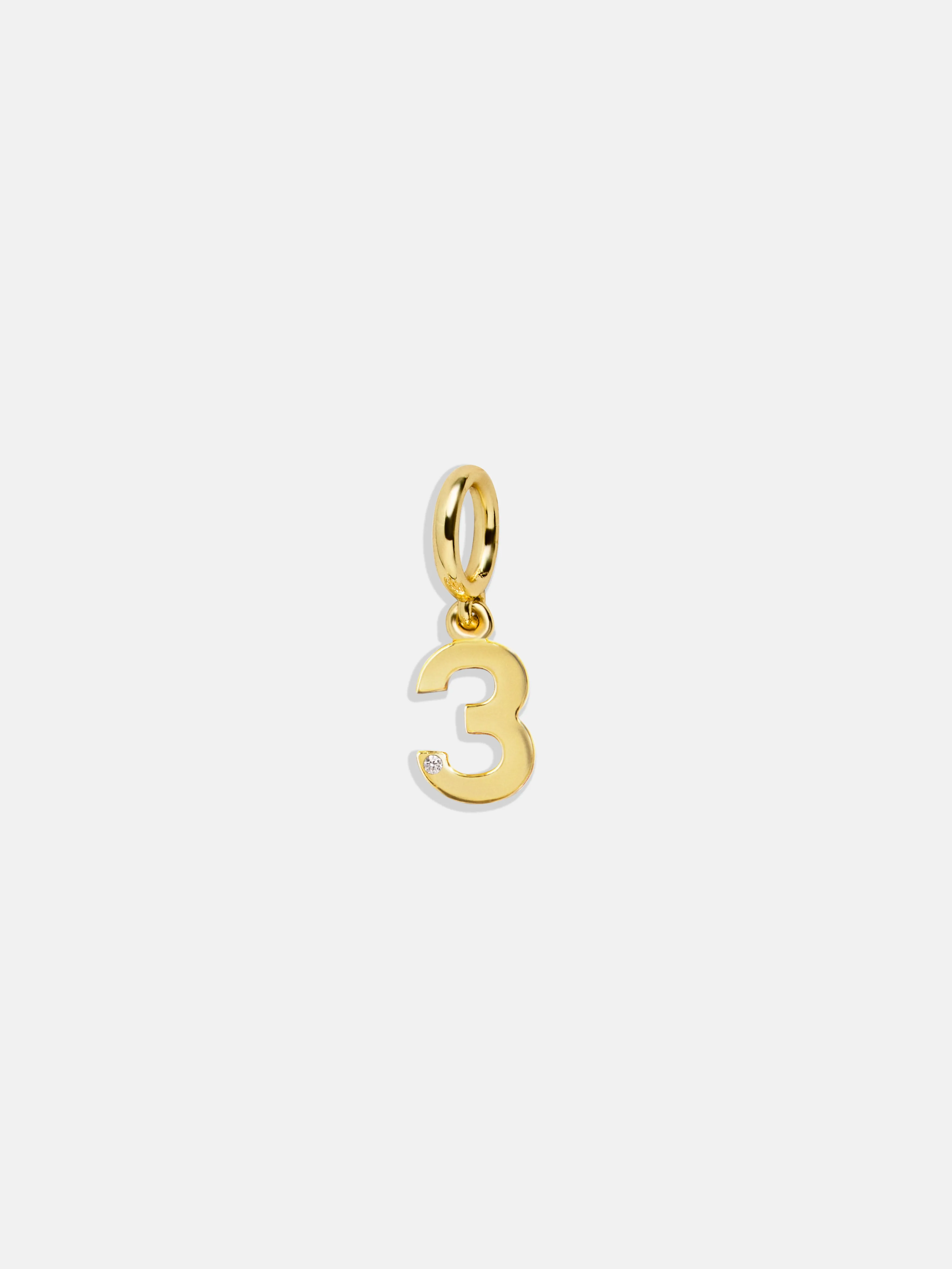 Gold Number Cluster Charm - 3 sold by BaubleBar