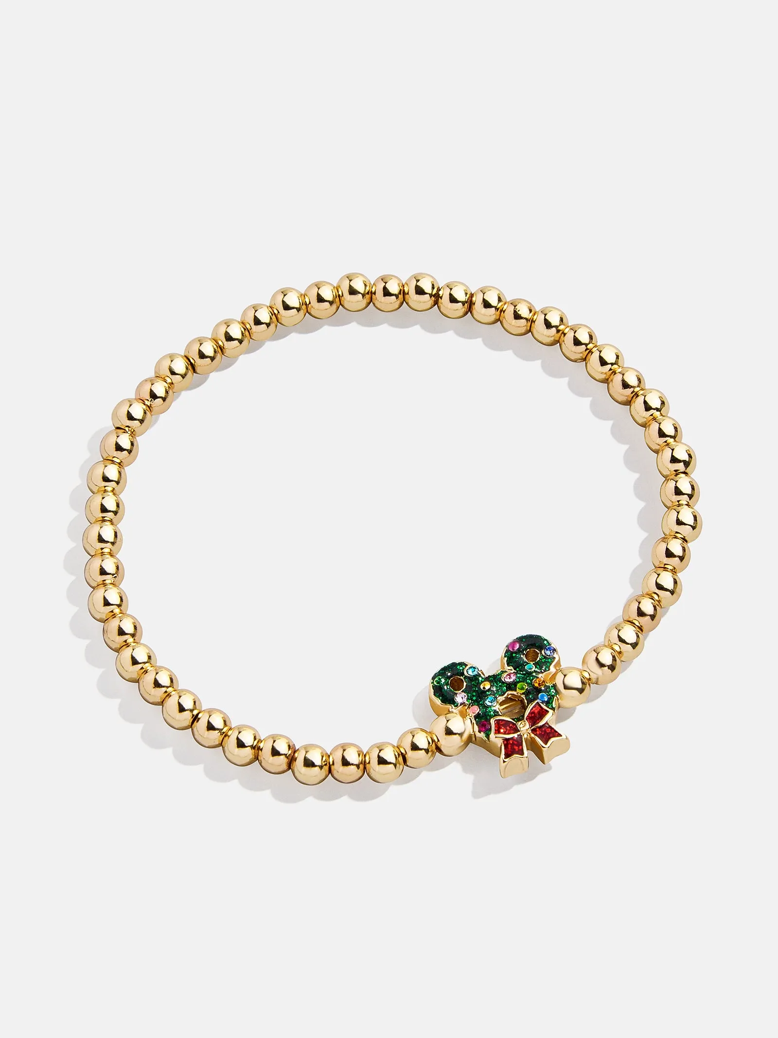 Disney Mickey Mouse Christmas Wreath Pisa Bracelet - Mickey Mouse Wreath sold by BaubleBar product image thumbnail 3