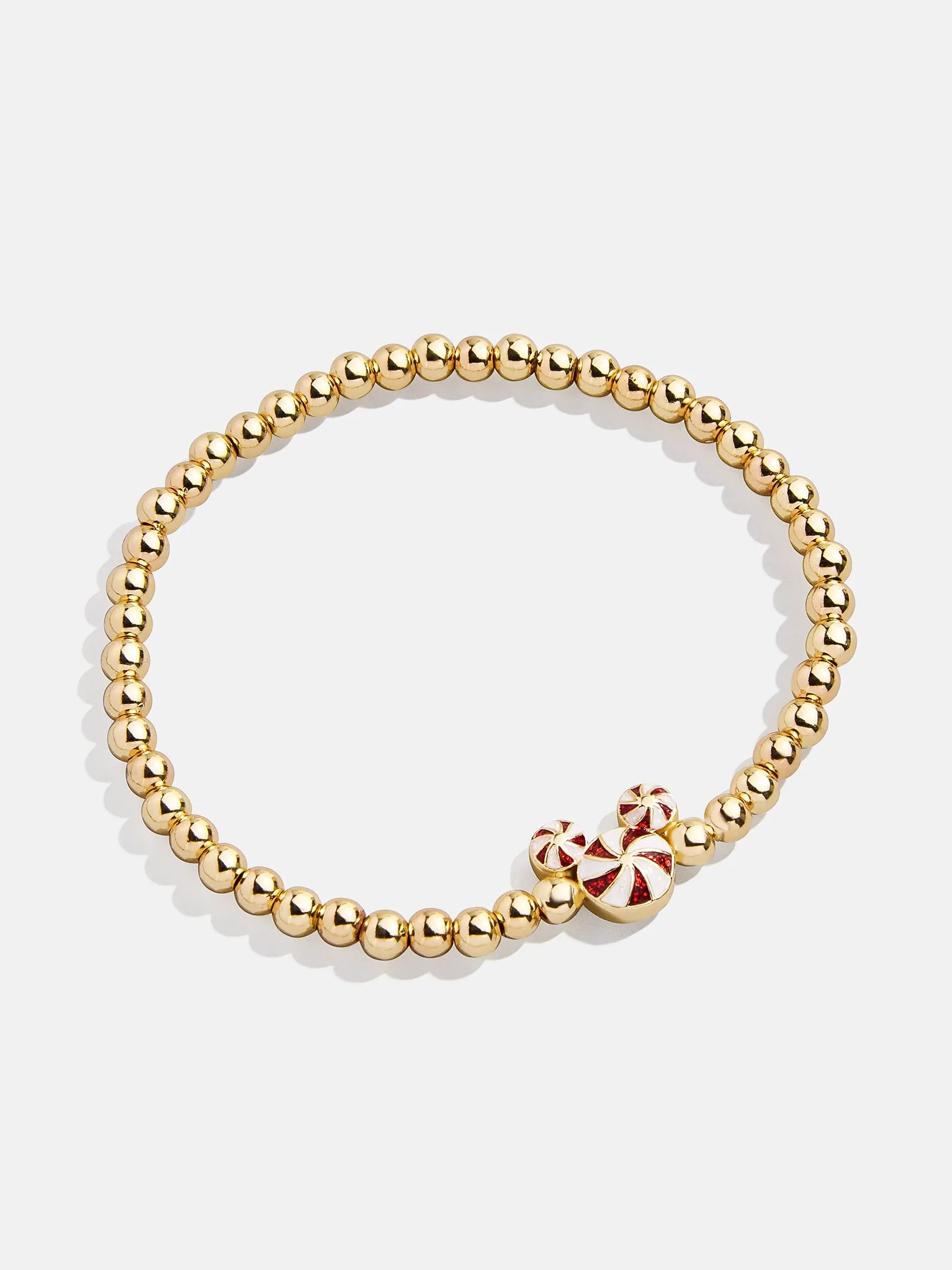 Disney Mickey Mouse Christmas Candy Cane Pisa Bracelet - Mickey Mouse Candy Cane sold by BaubleBar product image thumbnail 4