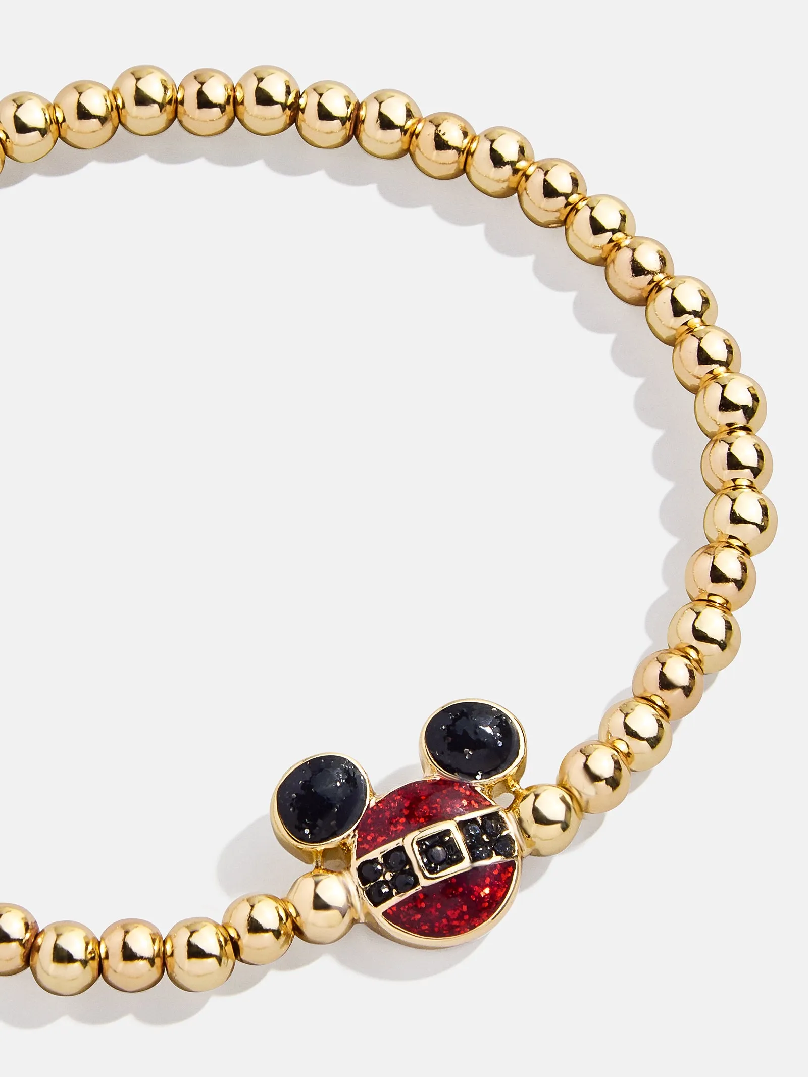 Disney Mickey Mouse Christmas Santa Belt Pisa Bracelet - Mickey Mouse Santa Belt sold by BaubleBar