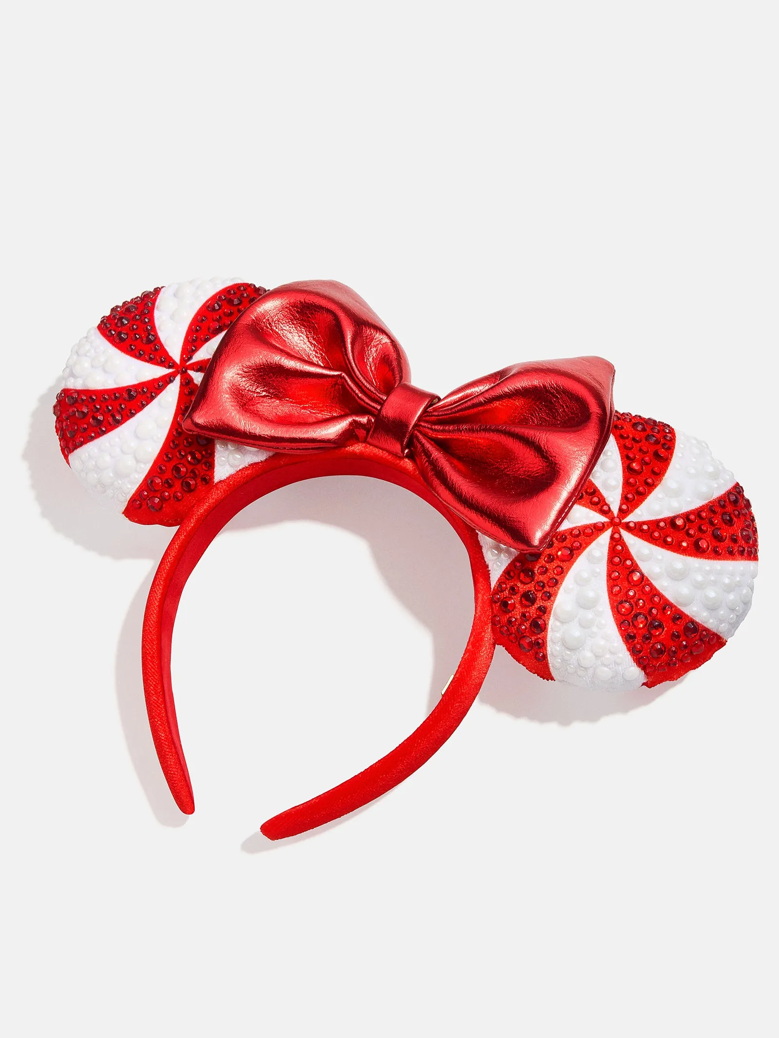 Disney Minnie Mouse Disney Candy Cane Ears Headband - Minnie Mouse Candy Cane Ears Headband sold by BaubleBar