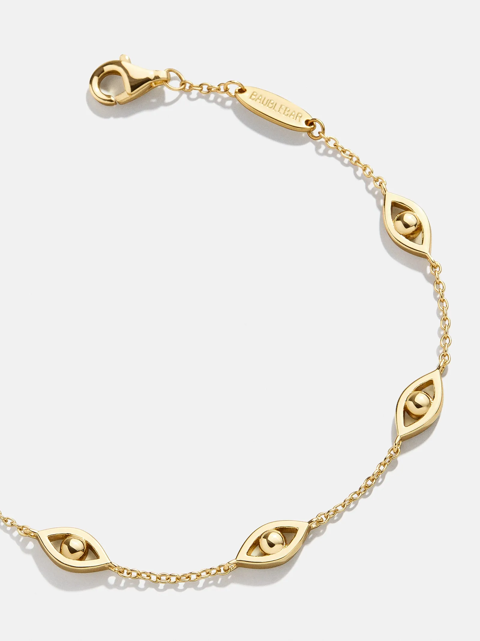 18K Gold Evil Eye Bracelet - Evil Eye sold by BaubleBar