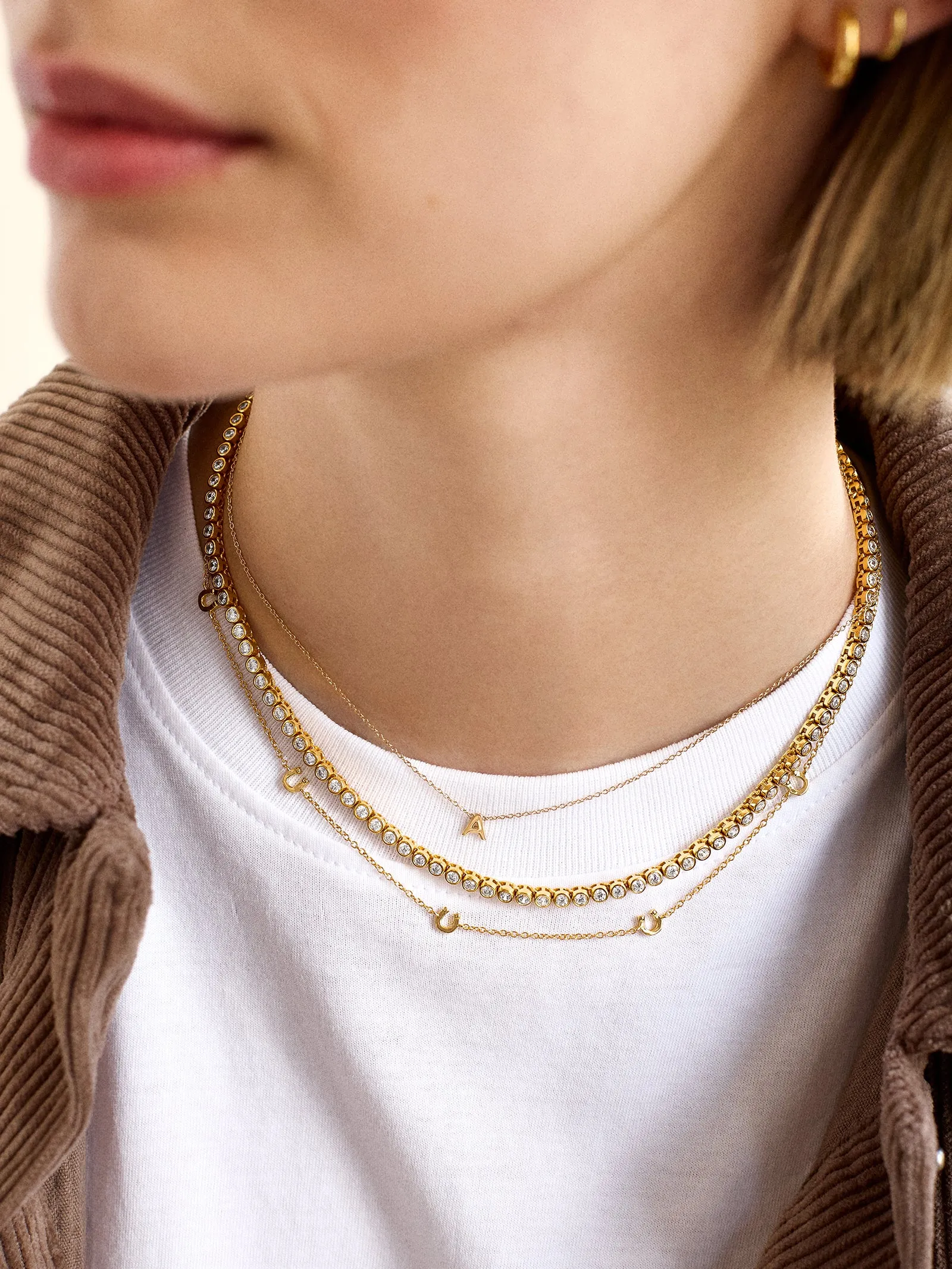 18K Gold Horseshoe Necklace - Horseshoe sold by BaubleBar product image thumbnail 2