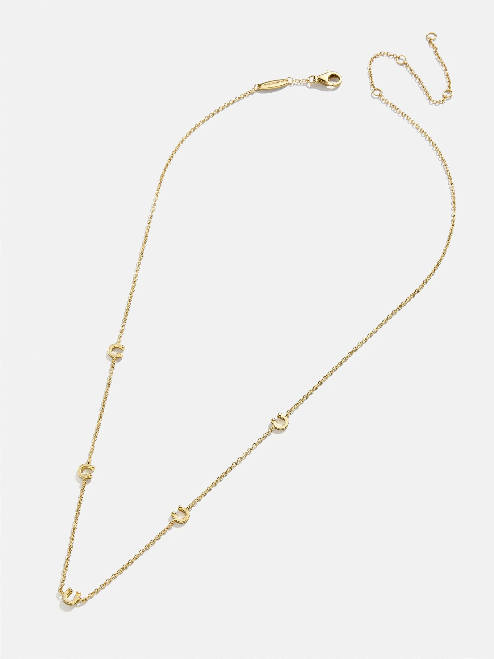 18K Gold Horseshoe Necklace - Horseshoe sold by BaubleBar product image thumbnail 3