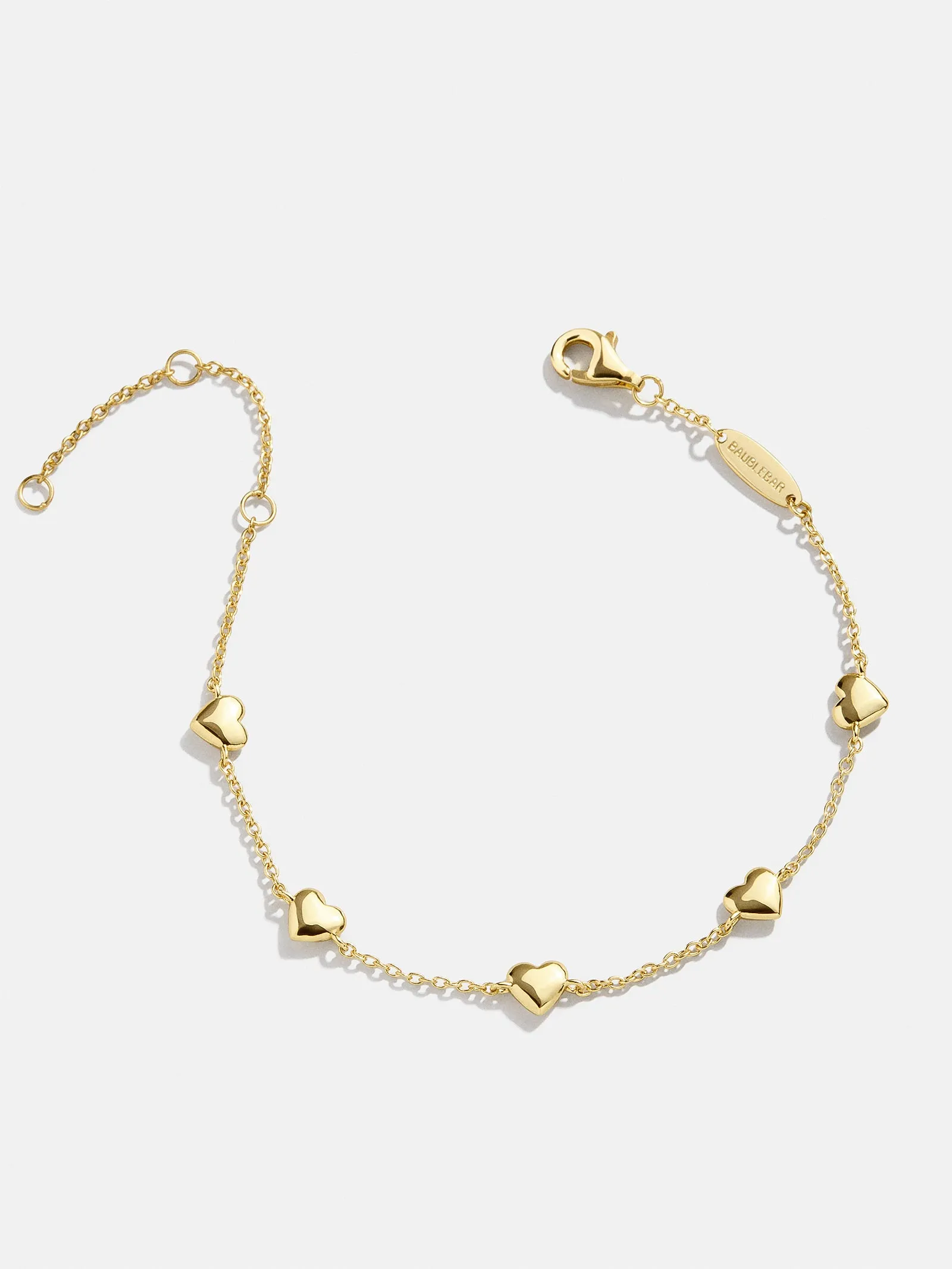 18K Gold Heart Bracelet - Heart sold by BaubleBar product image thumbnail 3