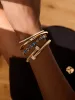 Custom Tennis Bracelet - Gold/Blue sold by BaubleBar