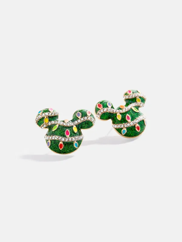 Disney Mickey Mouse Merry & Bright Earrings - Mickey Mouse Light Studs sold by BaubleBar
