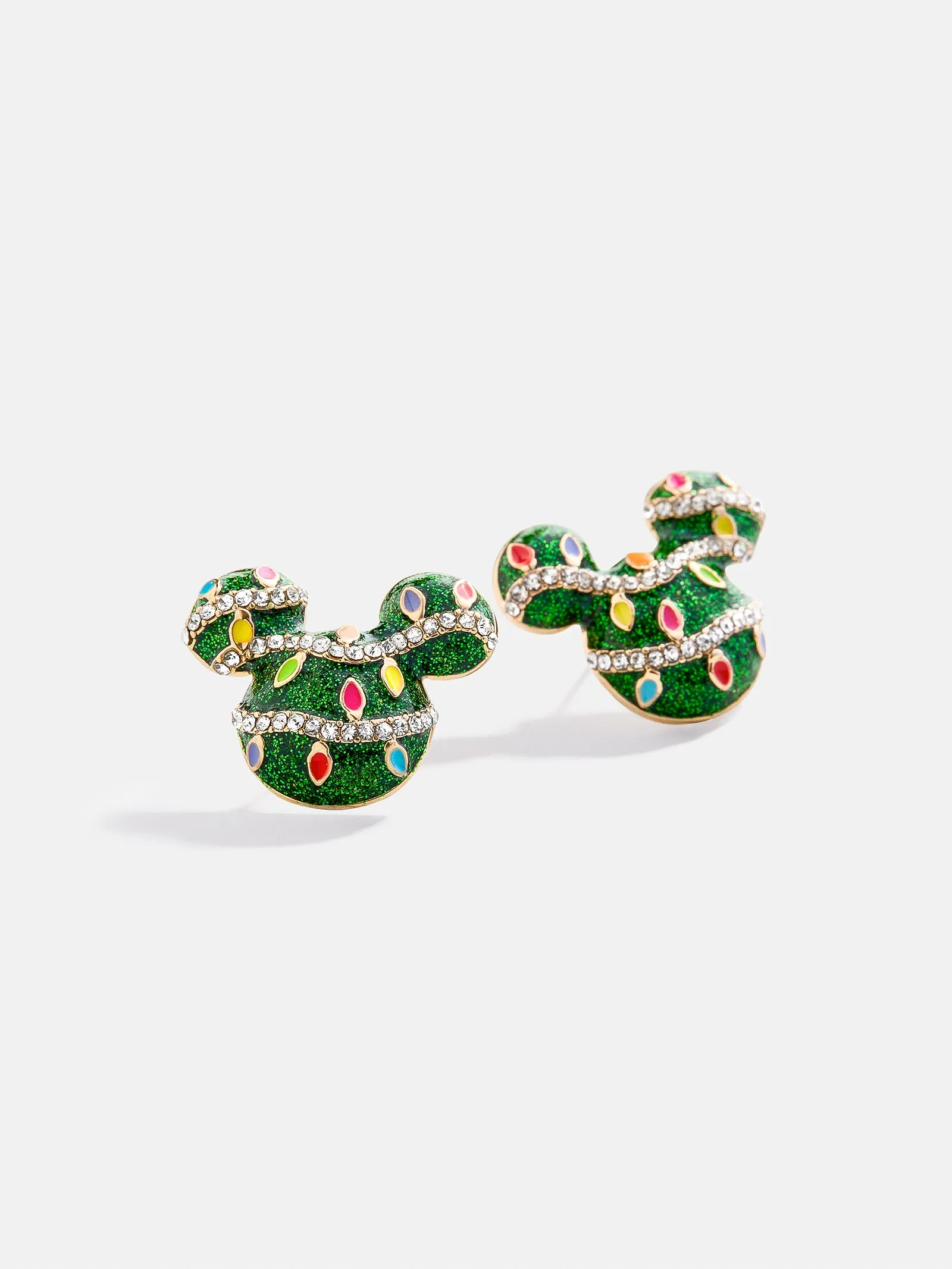 Disney Mickey Mouse Merry & Bright Earrings - Mickey Mouse Light Studs sold by BaubleBar