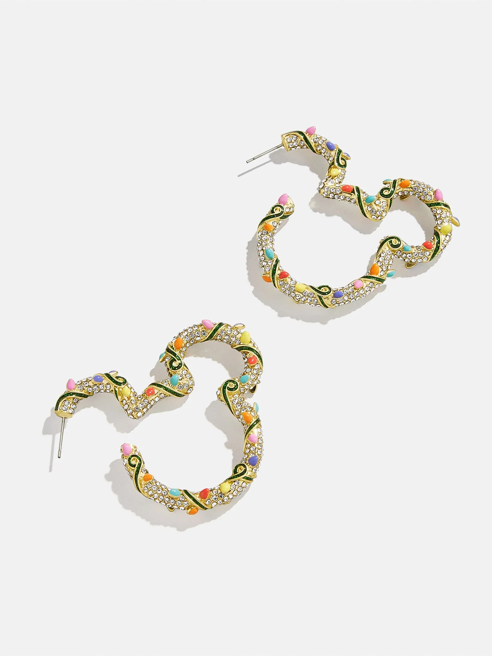 Disney Mickey Mouse Christmas Light Outline Hoops - Multi sold by BaubleBar