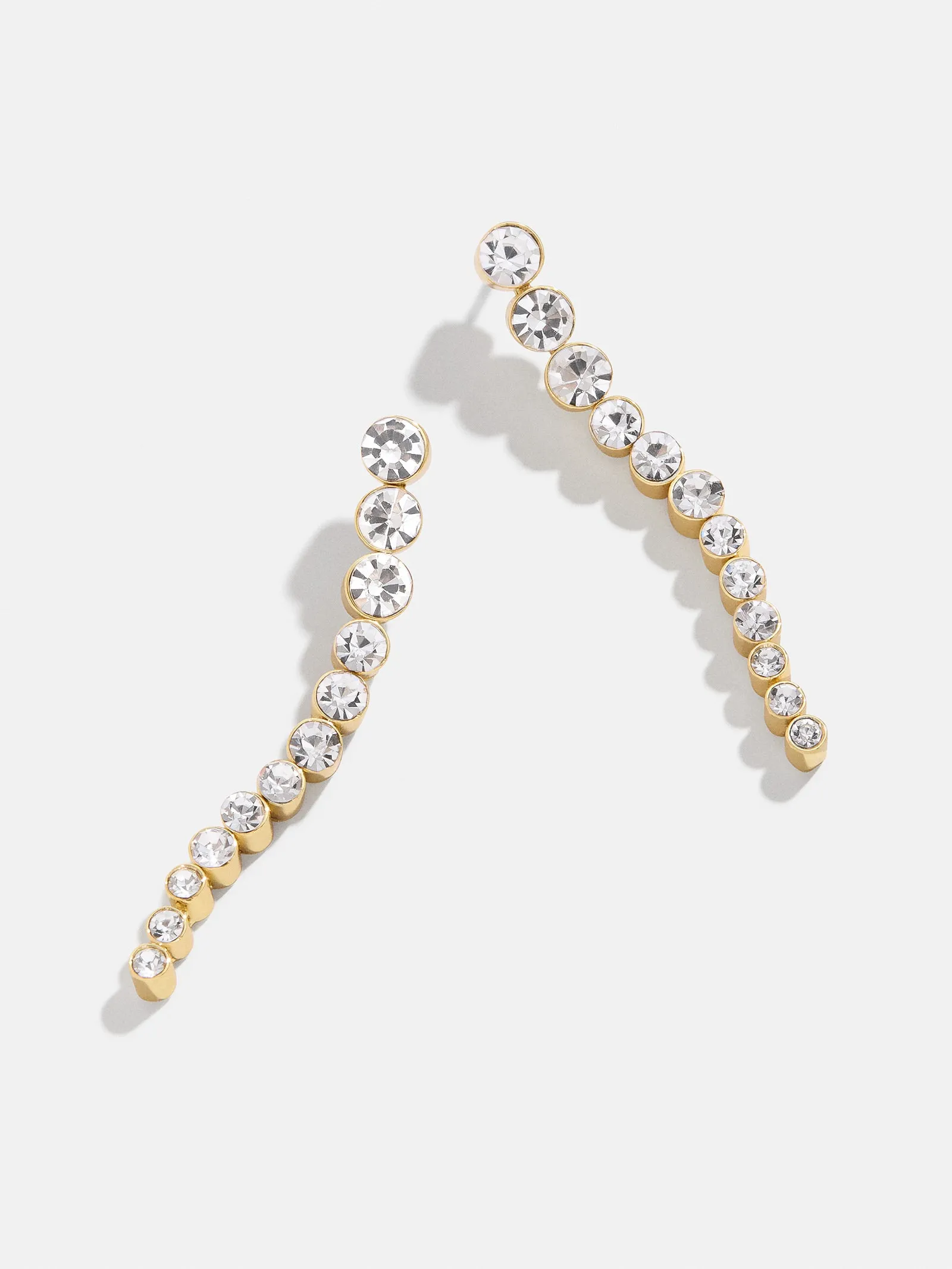 Meagan Earrings - Gold/Pavé sold by BaubleBar