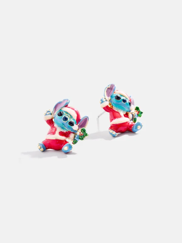 Disney Stitch Santa Earrings - Red sold by BaubleBar