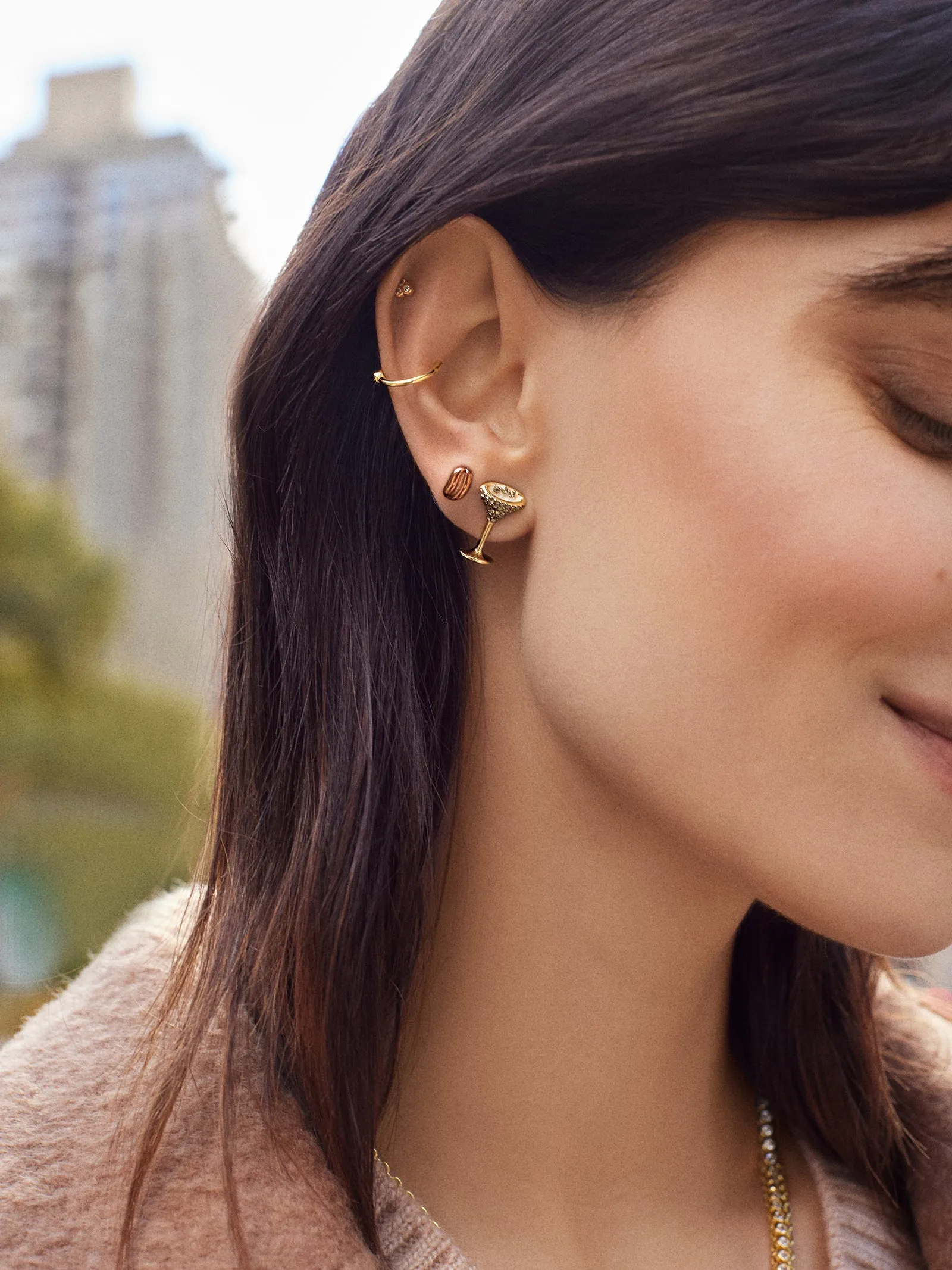 Espresso Yourself Earring Set - Espresso Martini Earring Set sold by BaubleBar product image thumbnail 2