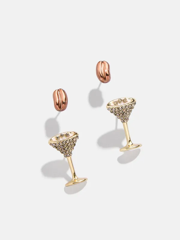 Espresso Yourself Earring Set - Espresso Martini Earring Set sold by BaubleBar
