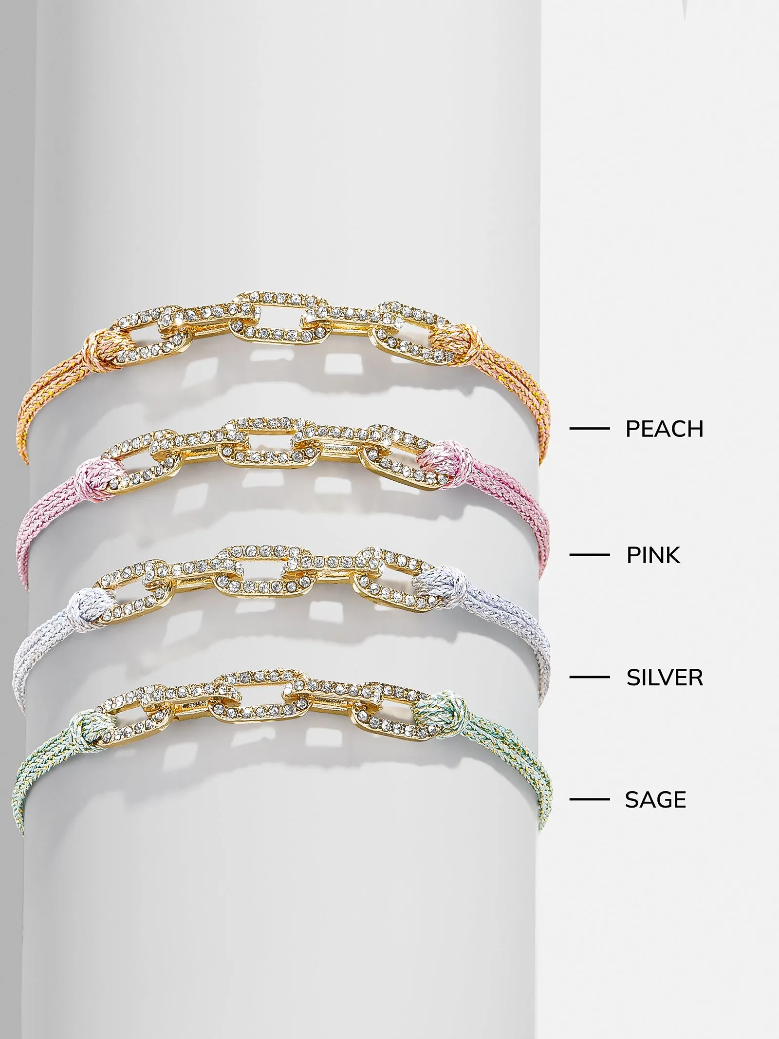 Bailey Bracelet - Peach sold by BaubleBar product image thumbnail 4