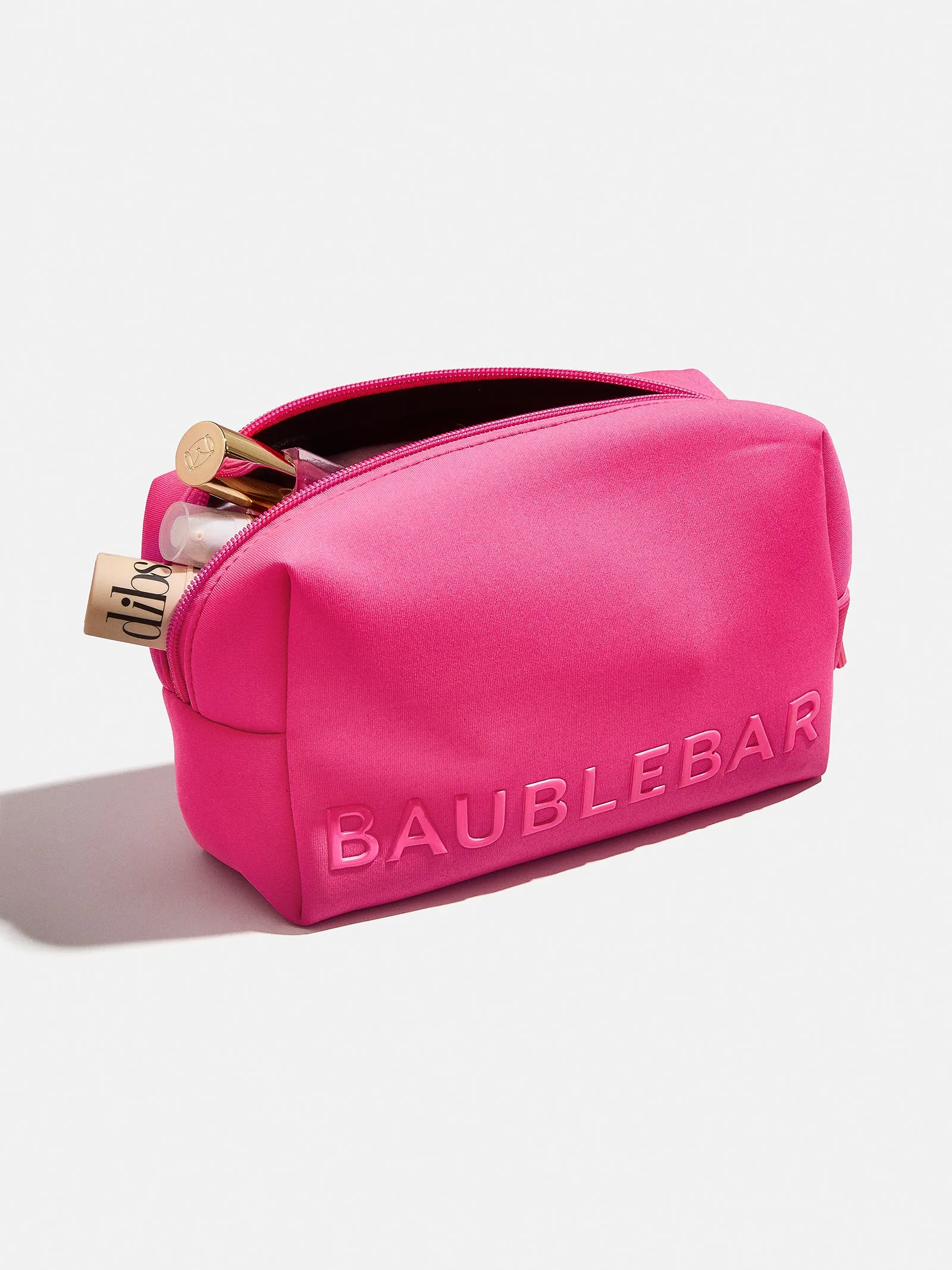 Take It Away Storage Pouch - Hot Pink sold by BaubleBar product image thumbnail 3